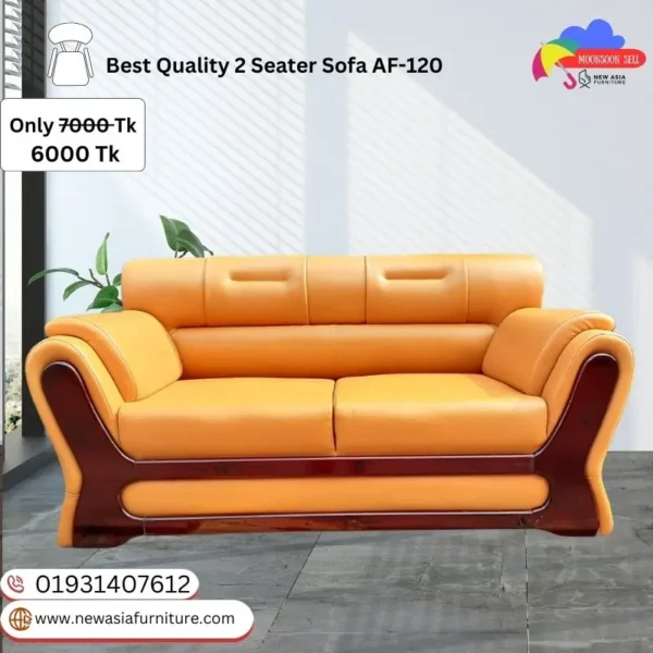 Best Quality 2 Seater Sofa – Buscuit Color AF-120