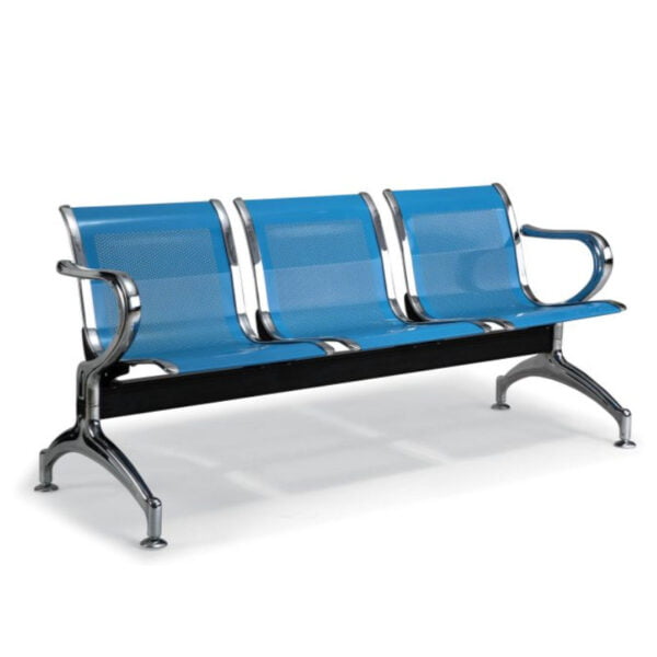 MS Waiting Chair Best Quality Blue AF-1088