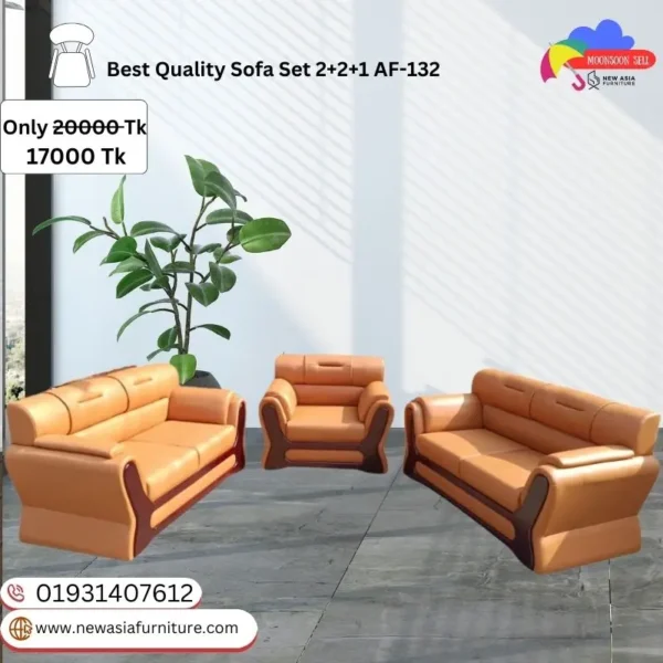 Best Quality Sofa Set 2+2+1 AF-132