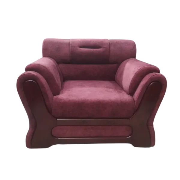 Premium Quality Belvet Kapor 1 Seat Sofa AF-137