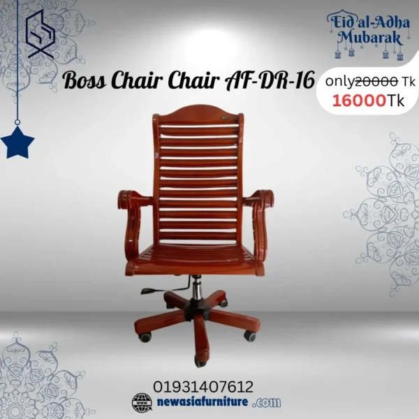 Primium Quality Wooden Boss Chair Director/MD/CEO/CO Chair AF-DR-16