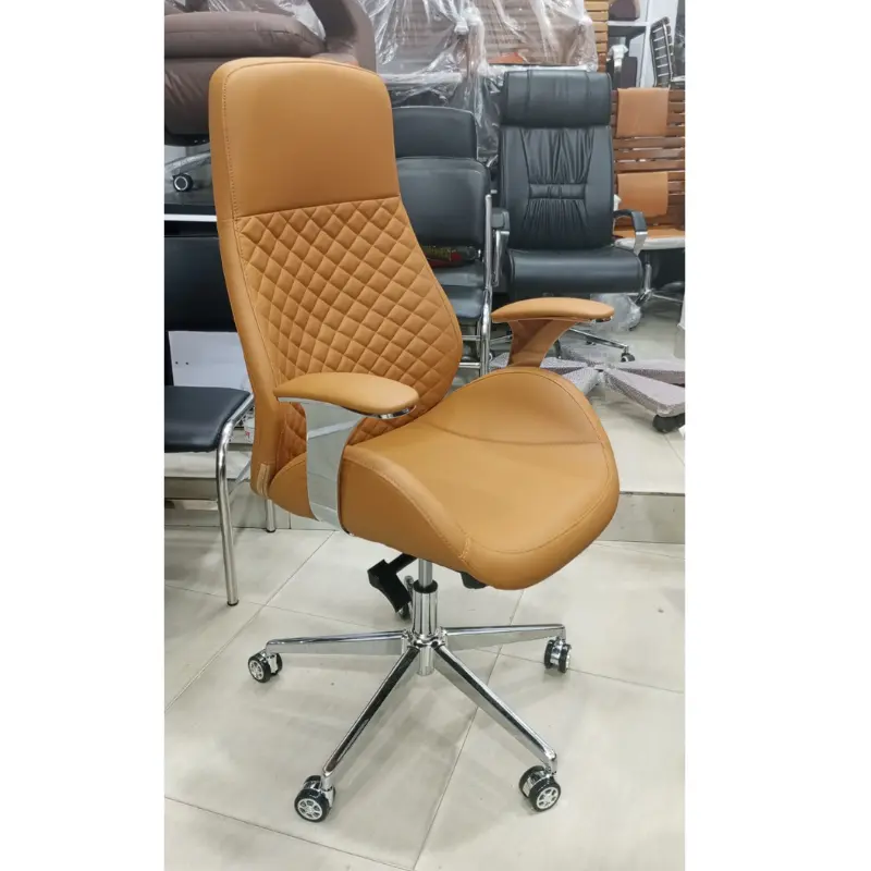 A052 Premium Quality China Boss chair - Brown (1) A052 Premium Quality China Boss chair - Brown